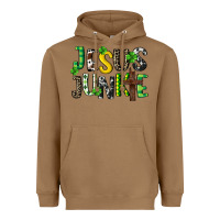 Toasted Coconut Jesus junkie St. Patrick's Heavyweight Hoodie - CowGirlArtShop
