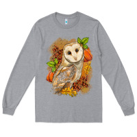 Heather Grey Fall Owl Long Sleeve Tee - LillyAllenDesigns