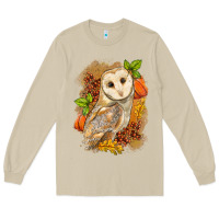 Mushroom Fall Owl Long Sleeve Tee - LillyAllenDesigns