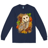 Navy Fall Owl Long Sleeve Tee - LillyAllenDesigns