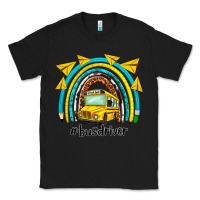 Black bus driver rainbow Classic Tee - NancyCooperArtShop