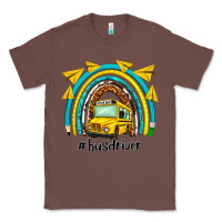 Chestnut bus driver rainbow Classic Tee - NancyCooperArtShop