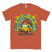 Copper bus driver rainbow Classic Tee - NancyCooperArtShop