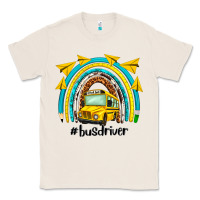 Natural bus driver rainbow Classic Tee - NancyCooperArtShop