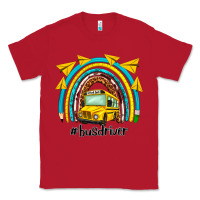 Red bus driver rainbow Classic Tee - NancyCooperArtShop