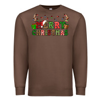 Chestnut merry christmas Premium Sweatshirt - OliviaCreatesArt