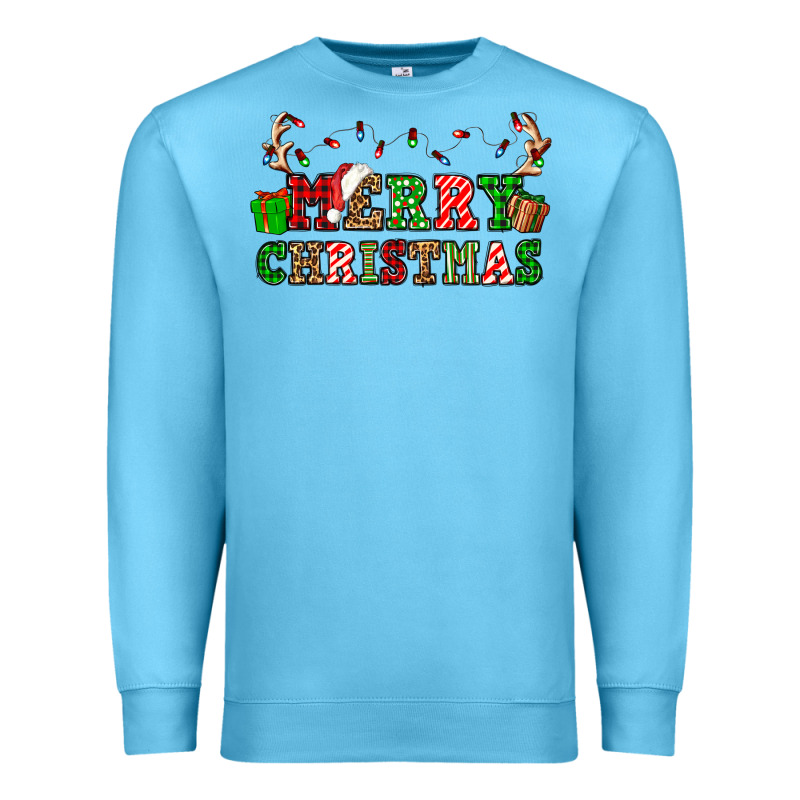 Merry Christmas Premium Sweatshirt by OliviaCreatesArt | Teevron