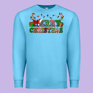 Merry Christmas Premium Sweatshirt Designed By Oliviacreatesart