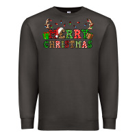 Smoke merry christmas Premium Sweatshirt - OliviaCreatesArt