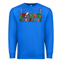 True Royal merry christmas Premium Sweatshirt - OliviaCreatesArt