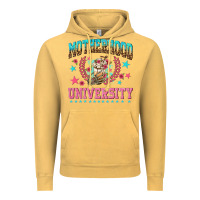 Vintage Mustard motherhood university with coffee Vintage Hoodie - NancyCooperArtShop