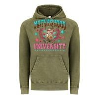 Vintage Olive motherhood university with coffee Vintage Hoodie - NancyCooperArtShop