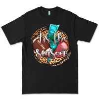 Black tis the season football helmet Premium Tee - AdoDesignShop