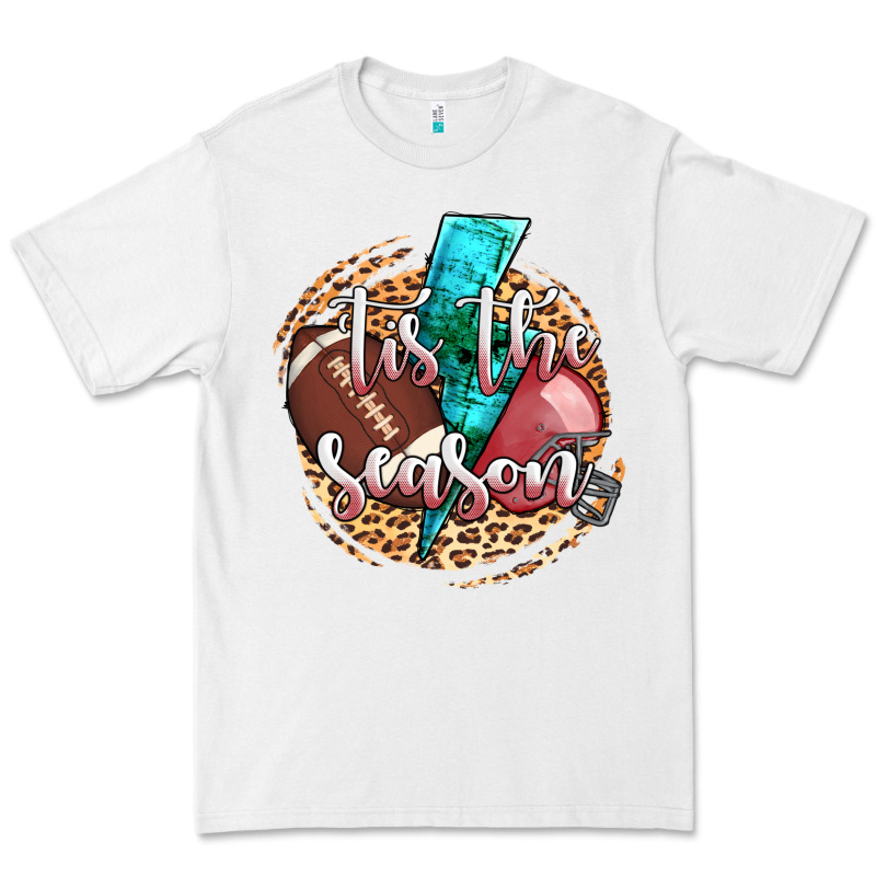 Tis The Season Football Helmet Premium Tee by AdoDesignShop | Teevron