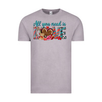 Vintage Zinc all you need is love Vintage Tee - NancyCooperArtShop