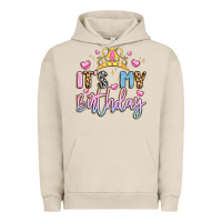 Pigment French Oak its my birthday la Urban Hoodie - LillyAllenDesigns