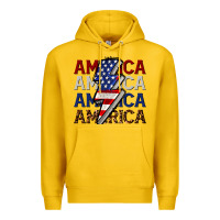Lemon America with lightning bold Premium Hoodie - CowGirlArtShop