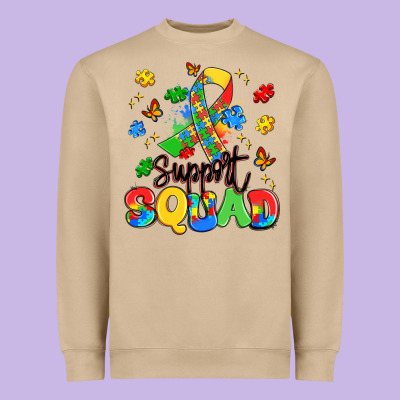 Support Squad Heavyweight Sweatshirt Designed By Artiststas
