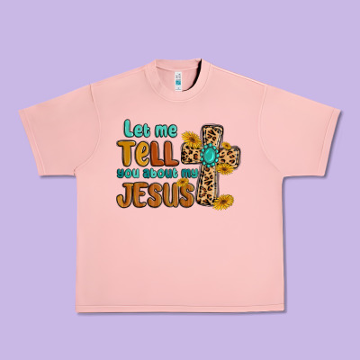 Let Me Tell You About My Jesus Urban Heavy Tee Designed By Maliassmallbusiness