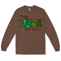Chestnut For The Love Of The Dragons Long Sleeve Tee - RanaPortraitStore