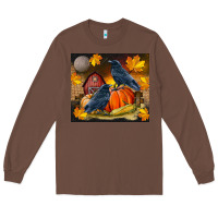Chestnut Fall Crow Long Sleeve Tee - LillyAllenDesigns