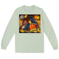 Matcha Fall Crow Long Sleeve Tee - LillyAllenDesigns