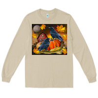Mushroom Fall Crow Long Sleeve Tee - LillyAllenDesigns