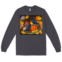Smoke Fall Crow Long Sleeve Tee - LillyAllenDesigns