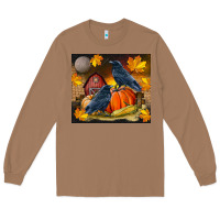 Toasted Coconut Fall Crow Long Sleeve Tee - LillyAllenDesigns