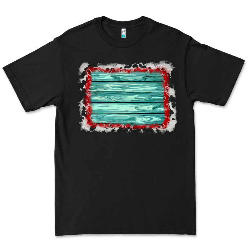 Cowhide Bandana Wood Background Premium Tee by AdoDesignShop | Teevron