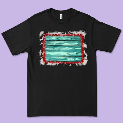 Cowhide Bandana Wood Background Premium Tee Designed By Adodesignshop