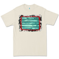 Bone cowhide bandana wood background Premium Tee - AdoDesignShop