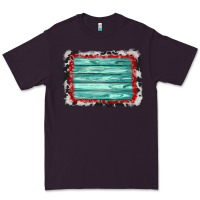 Plum cowhide bandana wood background Premium Tee - AdoDesignShop