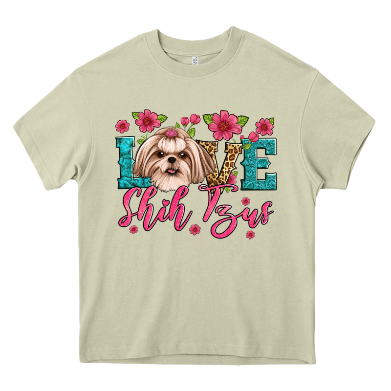 Love Shih Tzus Heavy Core Tee by Artiststas | Teevron