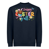 Navy happy easter yall Heavyweight Sweatshirt - Artiststas