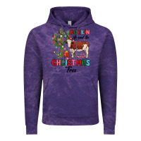 Cloud Purple rockin around the christmas tree Vintage Hoodie - MaliasSmallBusiness