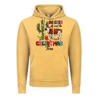 Vintage Mustard rockin around the christmas tree Vintage Hoodie - MaliasSmallBusiness