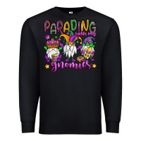 Black parading with my gnomies Premium Sweatshirt - OliviaCreatesArt