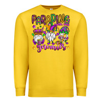 Lemon parading with my gnomies Premium Sweatshirt - OliviaCreatesArt