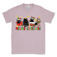 Lilac meowy christmas cats Classic Tee - MaliasSmallBusiness