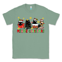 Sage meowy christmas cats Classic Tee - MaliasSmallBusiness