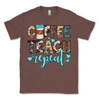 Chestnut coffee teach repeat Classic Tee - JahusDesignShop
