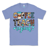 Colony Blue coffee teach repeat Classic Tee - JahusDesignShop