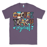 Lavender coffee teach repeat Classic Tee - JahusDesignShop