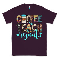 Plum coffee teach repeat Classic Tee - JahusDesignShop