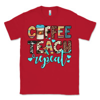Red coffee teach repeat Classic Tee - JahusDesignShop