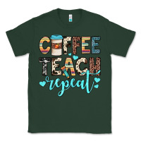 Sports Green coffee teach repeat Classic Tee - JahusDesignShop
