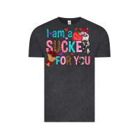 Vintage Black i am a sucker for you Vintage Tee - NancyCooperArtShop