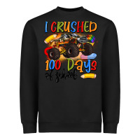 Black i crushed 100 days of school Heavyweight Sweatshirt - Artiststas