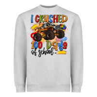Heather Grey i crushed 100 days of school Heavyweight Sweatshirt - Artiststas